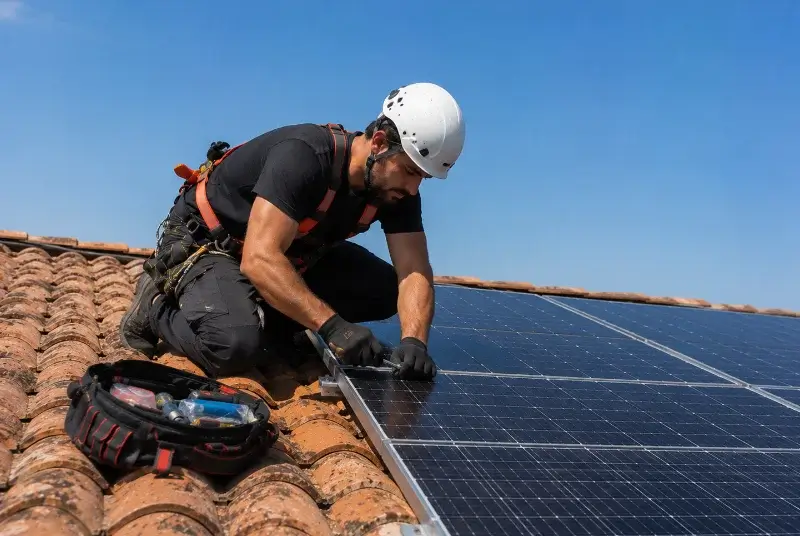 Maintenance et monitoring de panneaux solaires à Grande-Synthe
