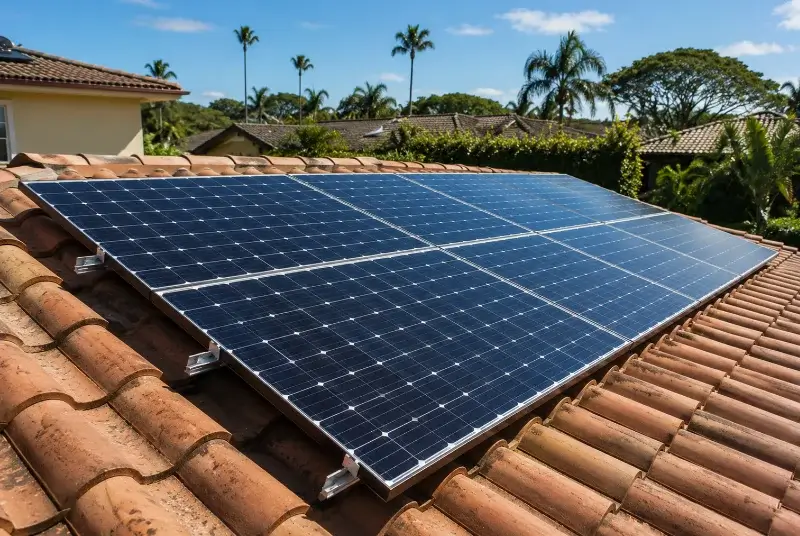 Installation de panneaux solaires à Grande-Synthe